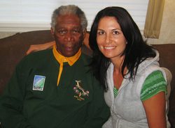Morgan Freeman with Julia Gane